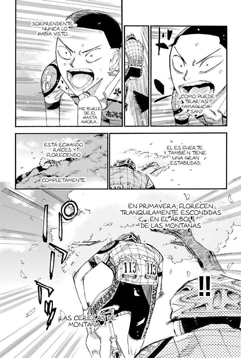 Yowamushi Pedal Capitulo 433: Cerezas de montaña página 10