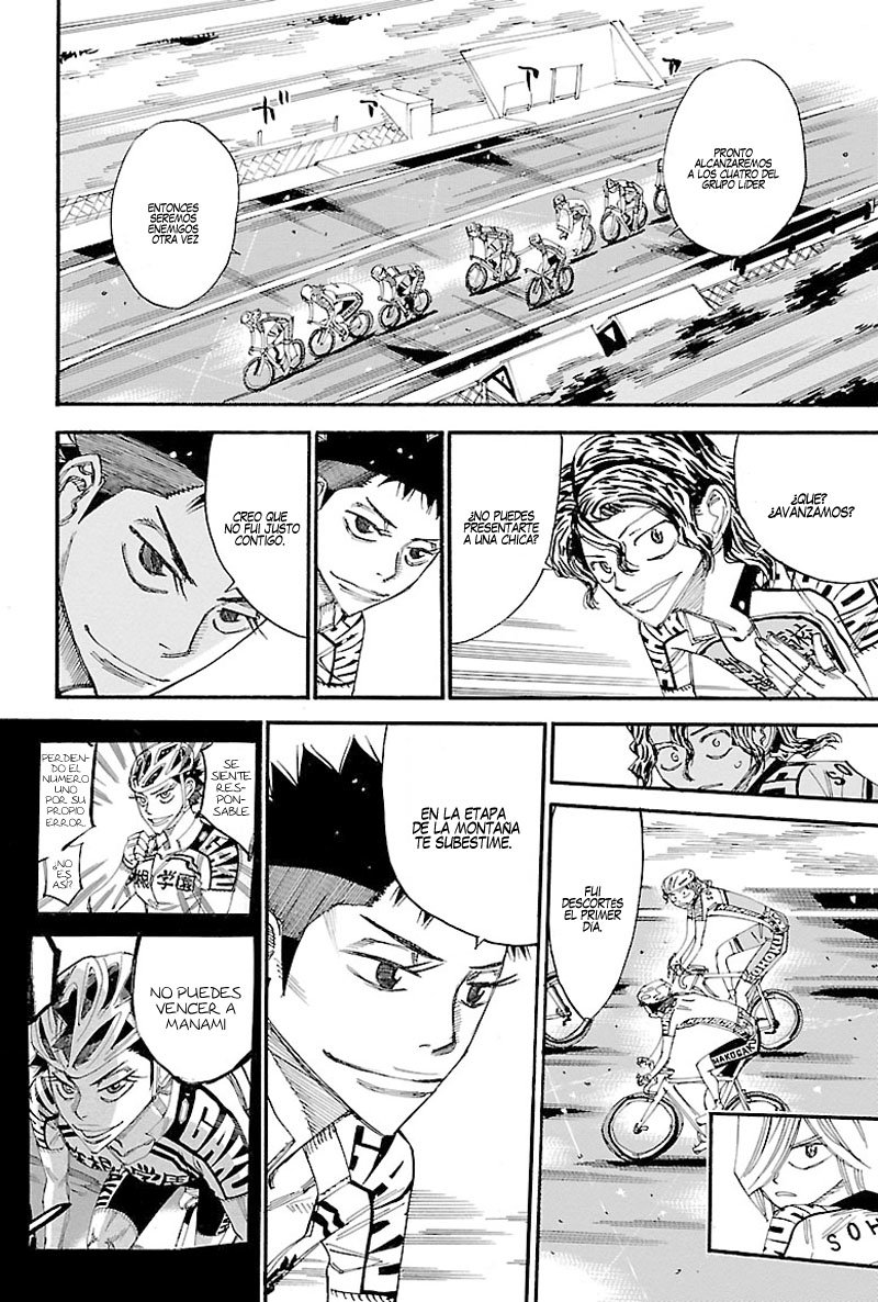 Yowamushi Pedal Capitulo 433: Cerezas de montaña página 14