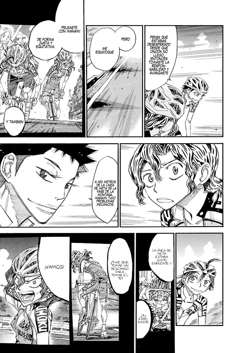 Yowamushi Pedal Capitulo 433: Cerezas de montaña página 15