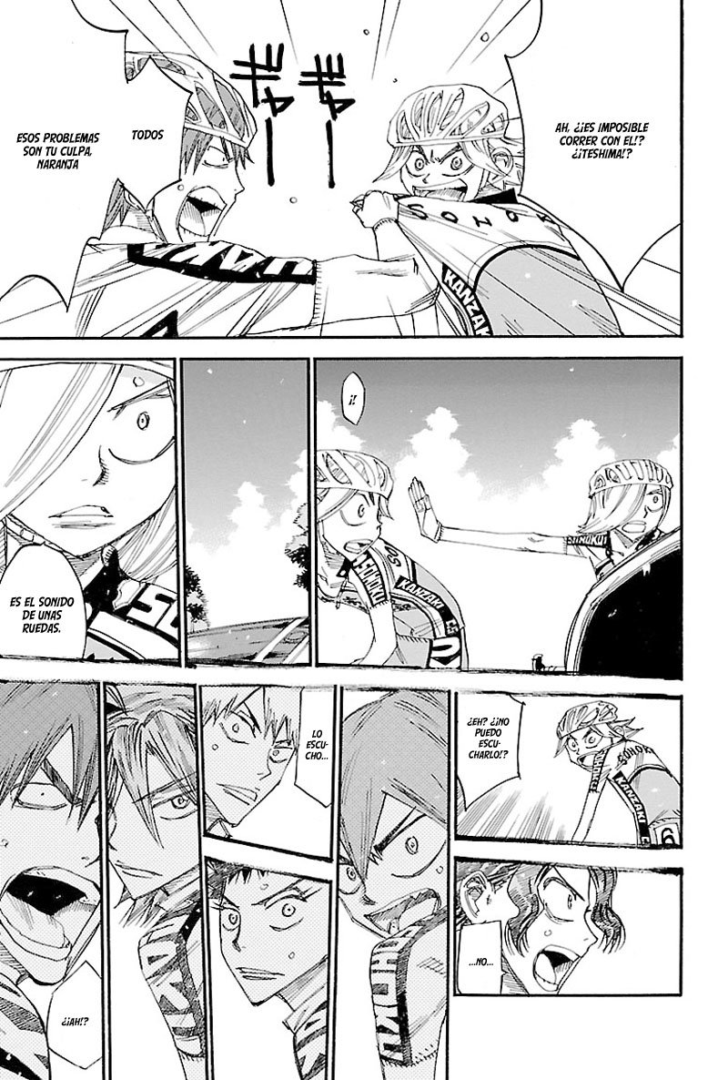 Yowamushi Pedal Capitulo 433: Cerezas de montaña página 17