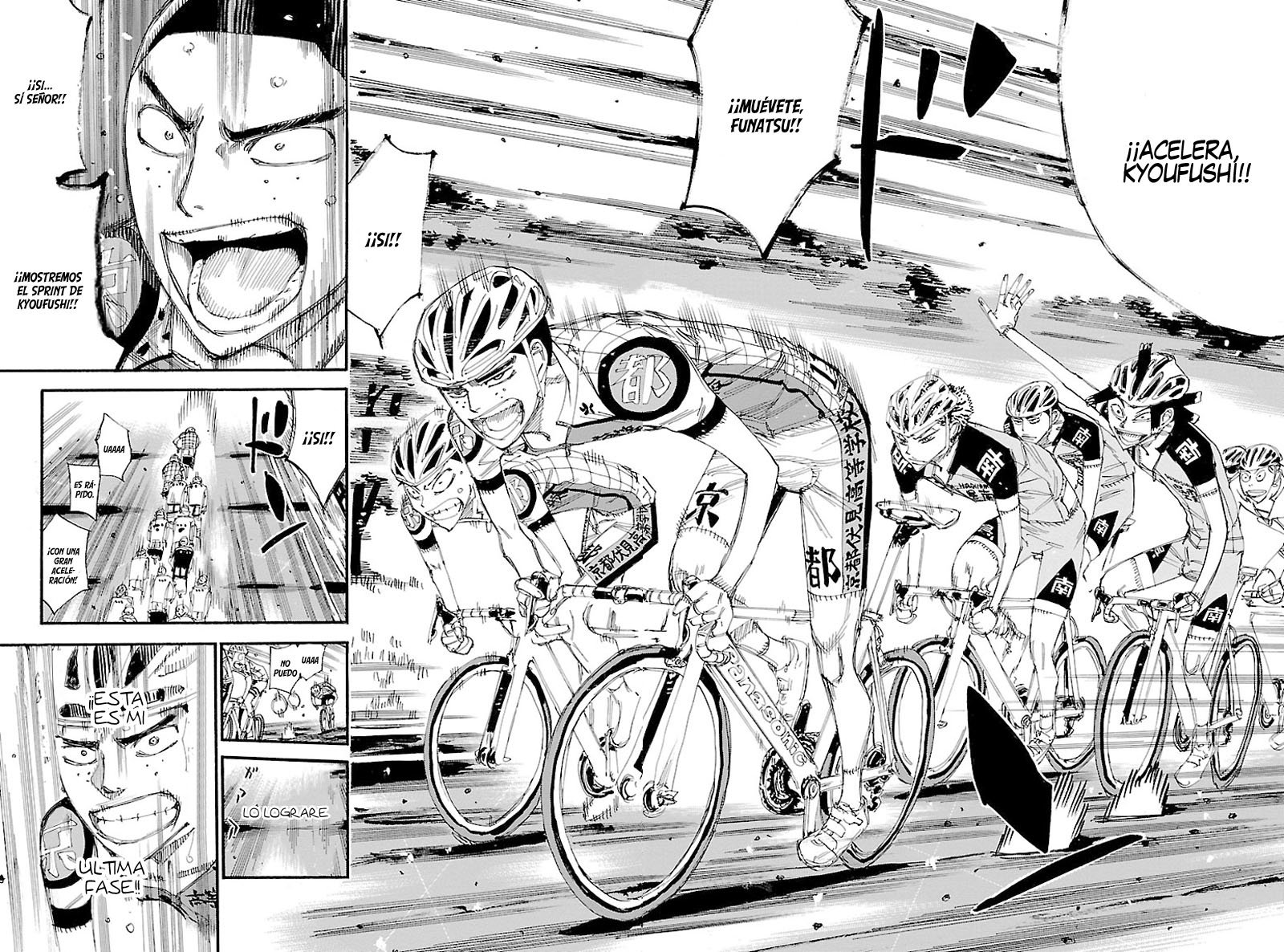Yowamushi Pedal Capitulo 433: Cerezas de montaña página 9