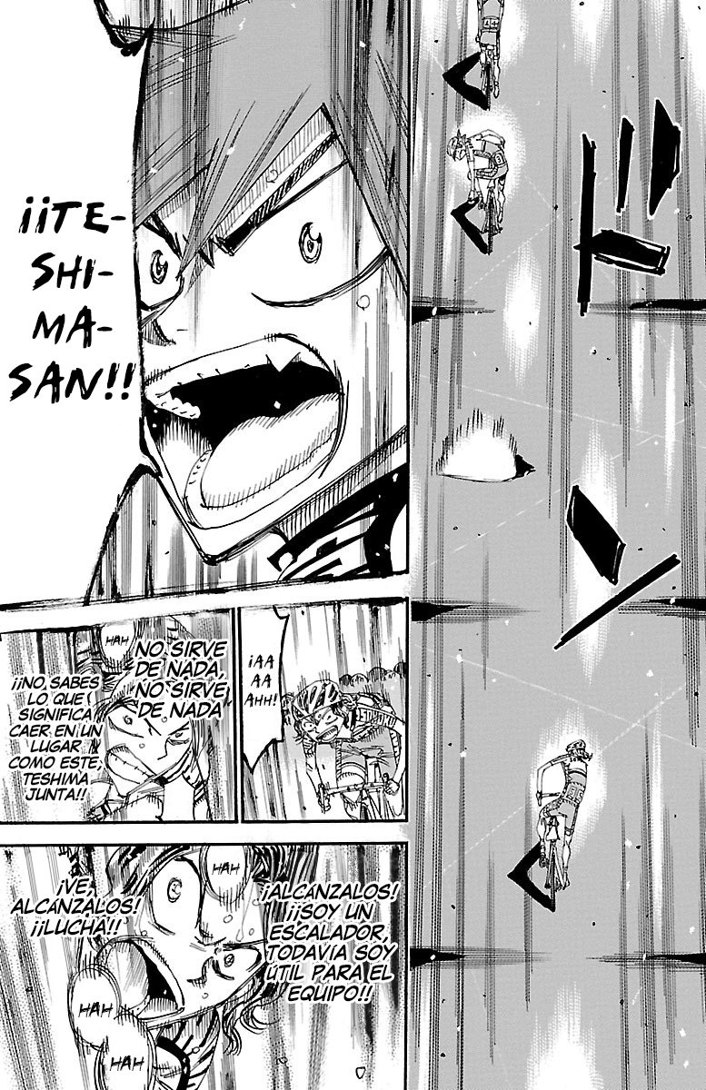 Yowamushi Pedal Capitulo 435: 8 personas caen página 14