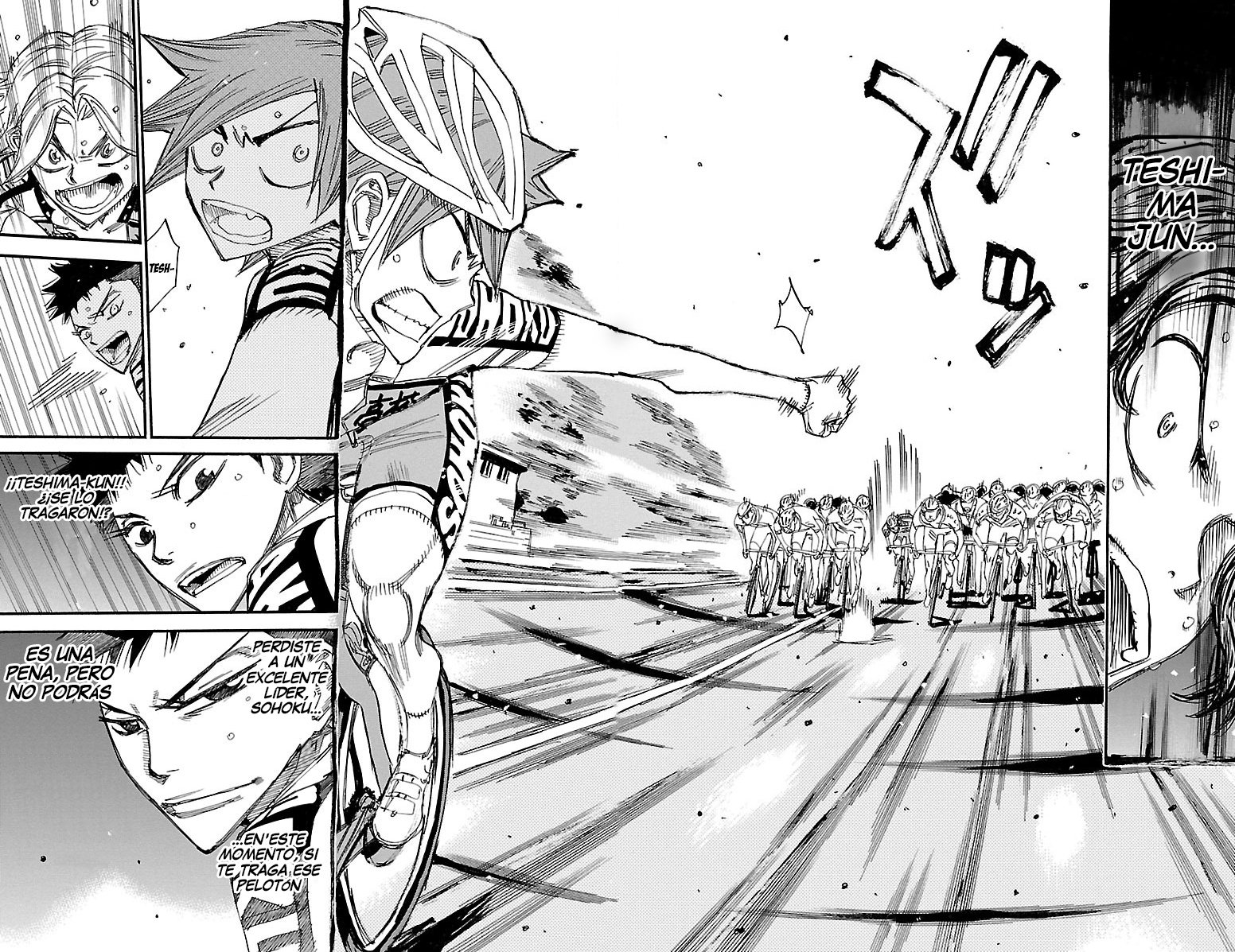 Yowamushi Pedal Capitulo 435: 8 personas caen página 15