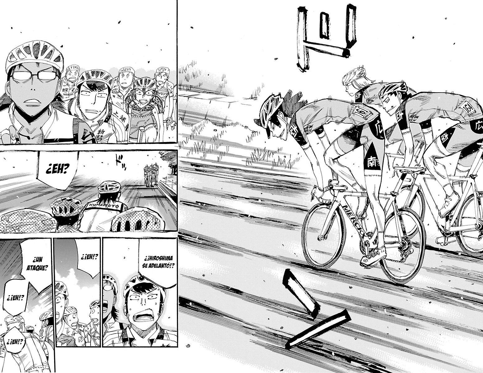 Yowamushi Pedal Capitulo 435: 8 personas caen página 18