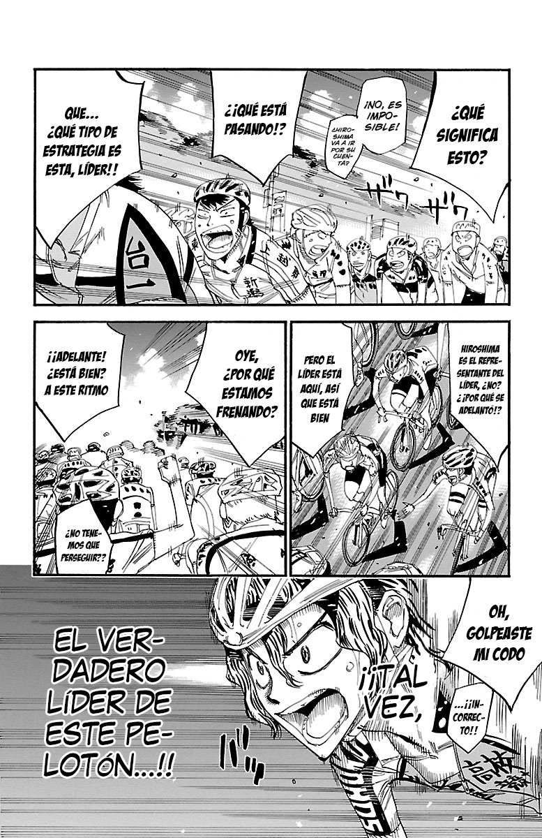 Yowamushi Pedal Capitulo 435: 8 personas caen página 19