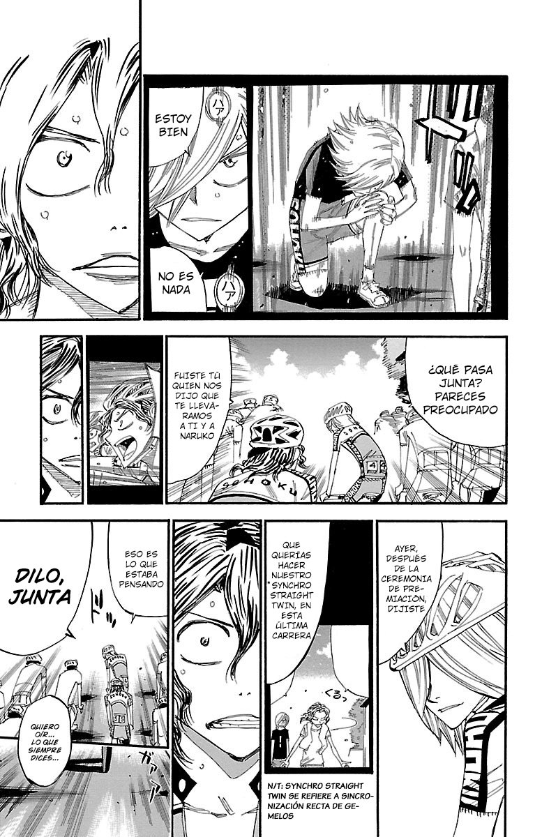 Yowamushi Pedal Capitulo 436: La fuerza para avanzar juntos página 11