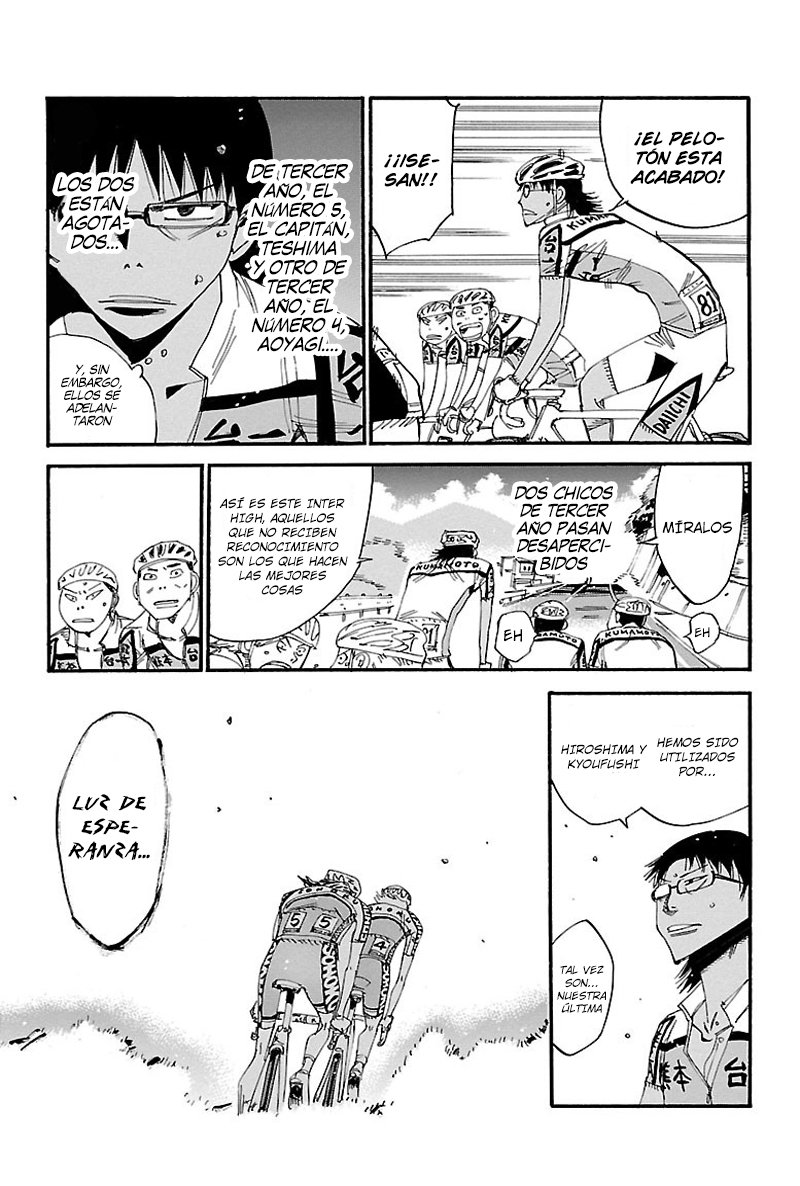 Yowamushi Pedal Capitulo 436: La fuerza para avanzar juntos página 14