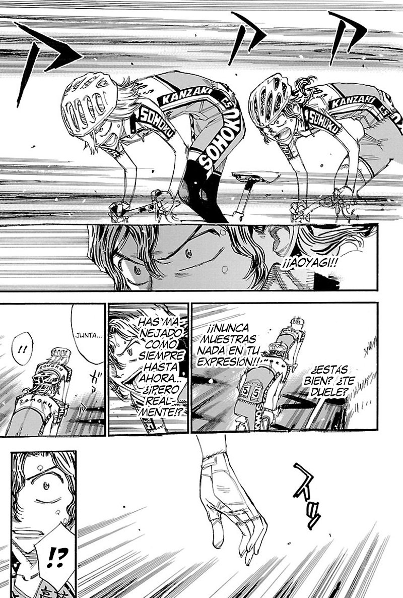 Yowamushi Pedal Capitulo 436: La fuerza para avanzar juntos página 16