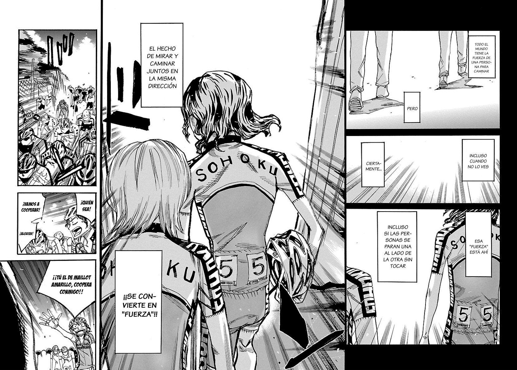 Yowamushi Pedal Capitulo 436: La fuerza para avanzar juntos página 6