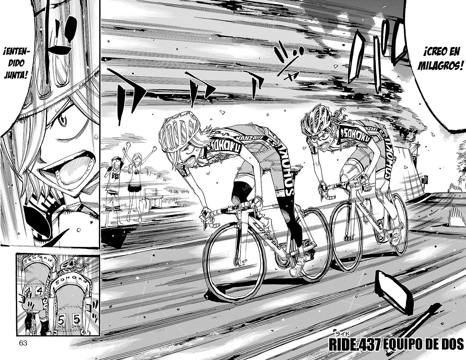 Yowamushi Pedal Capitulo 437: Equipo de dos página 4