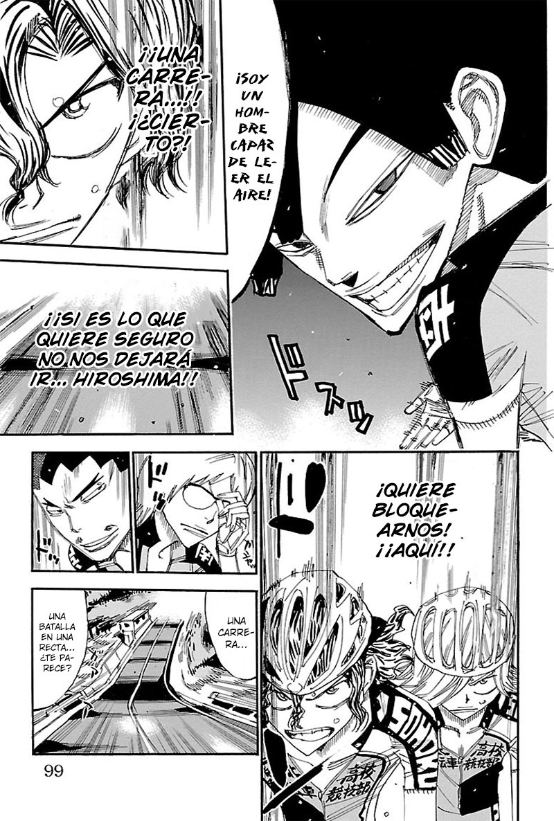 Yowamushi Pedal Capitulo 438: El tiburón de Hiroshima página 15