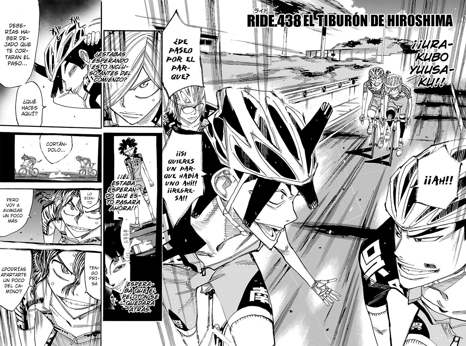 Yowamushi Pedal Capitulo 438: El tiburón de Hiroshima página 3
