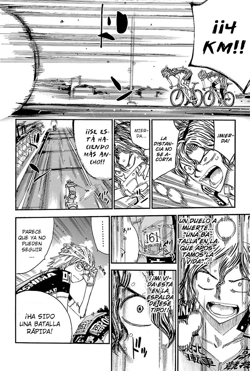 Yowamushi Pedal Capitulo 439: ¡¡Duelo a muerte!! página 16