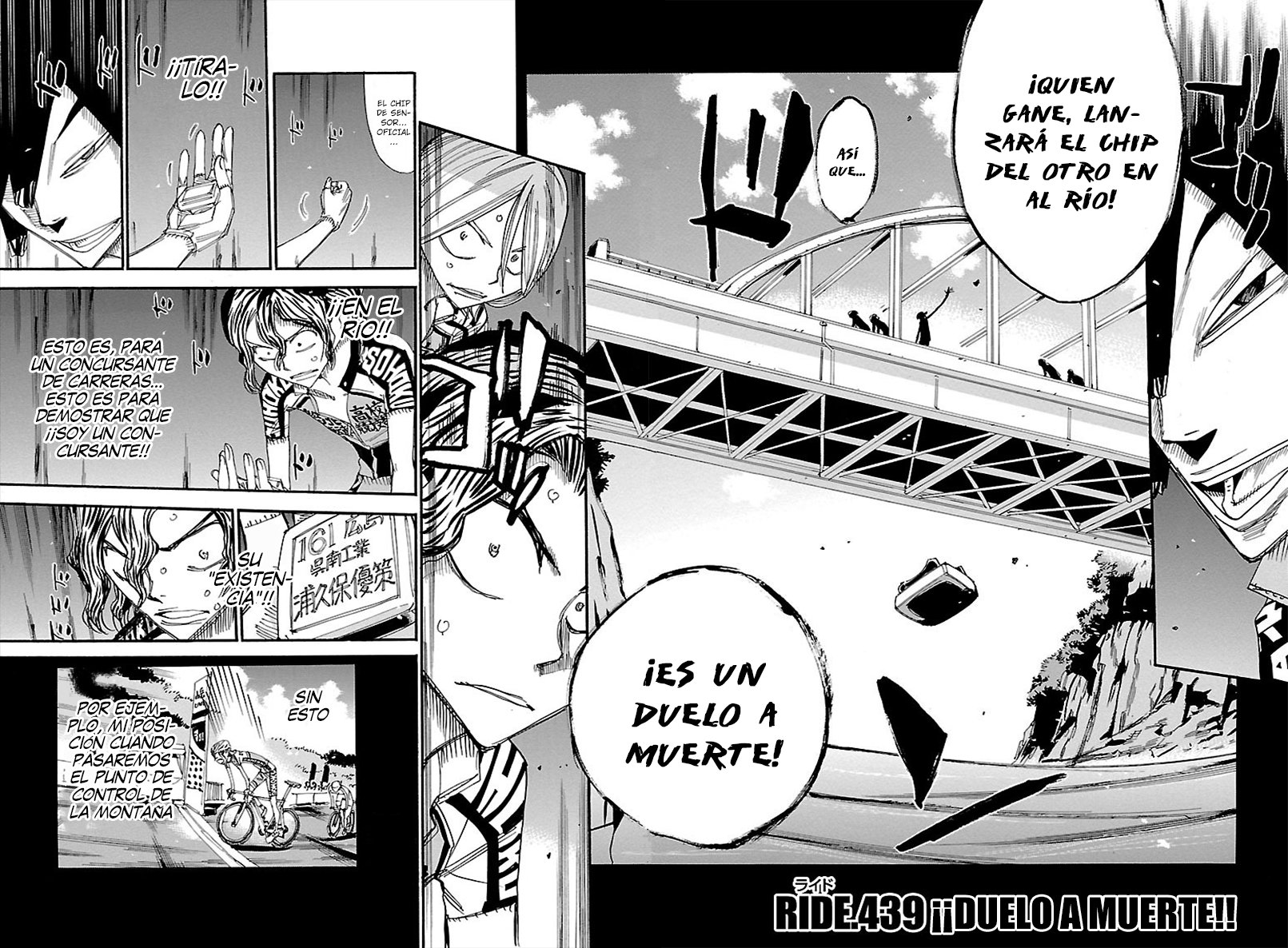 Yowamushi Pedal Capitulo 439: ¡¡Duelo a muerte!! página 3