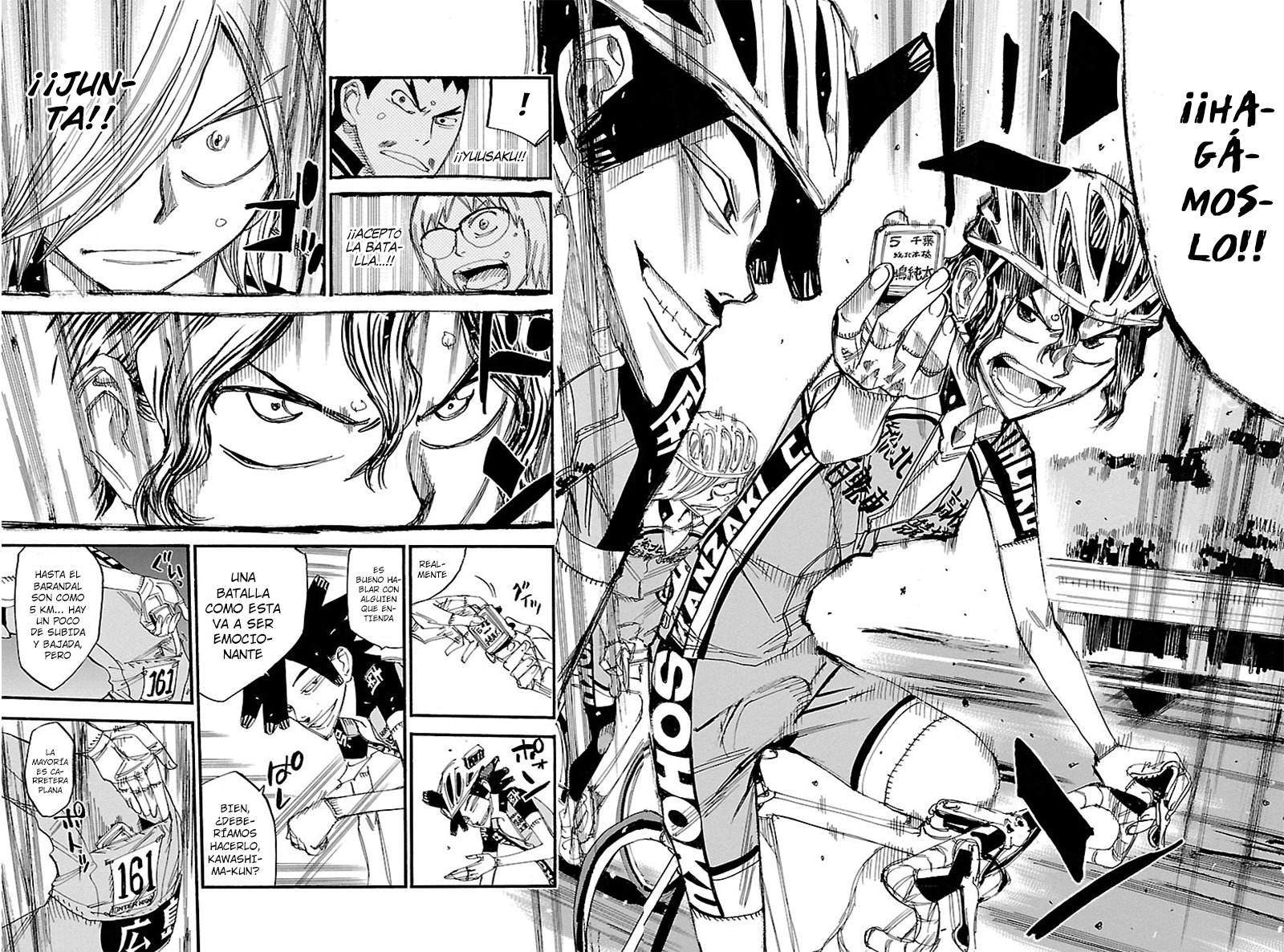 Yowamushi Pedal Capitulo 439: ¡¡Duelo a muerte!! página 8