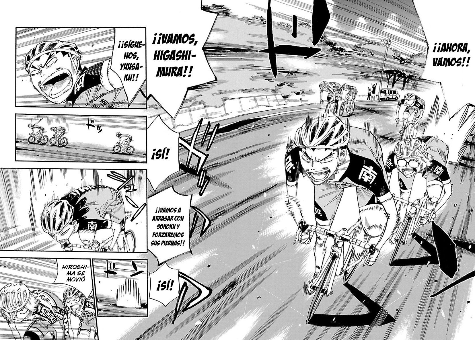 Yowamushi Pedal Capitulo 441: Hiroshima Impasiente página 8