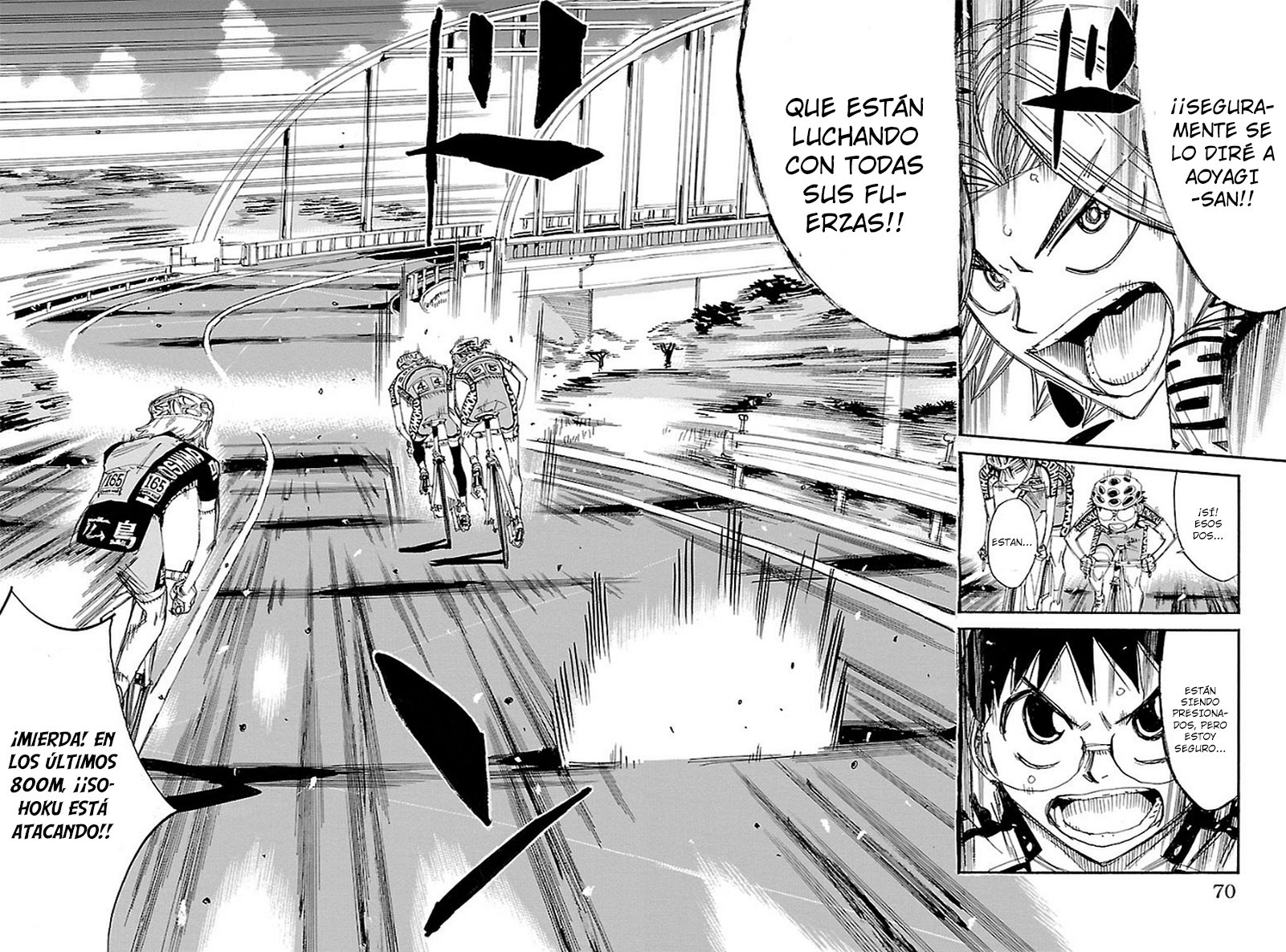 Yowamushi Pedal Capitulo 445: ¡Seis personas peleando! página 16