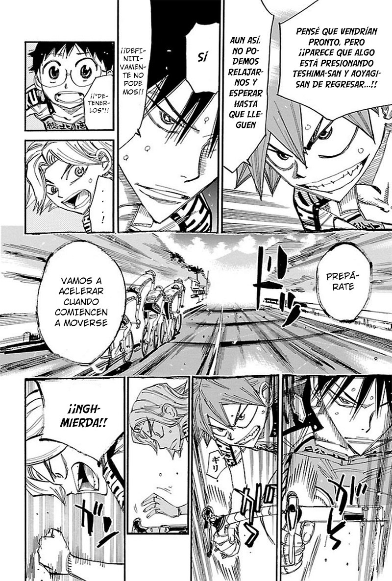 Yowamushi Pedal Capitulo 445: ¡Seis personas peleando! página 8