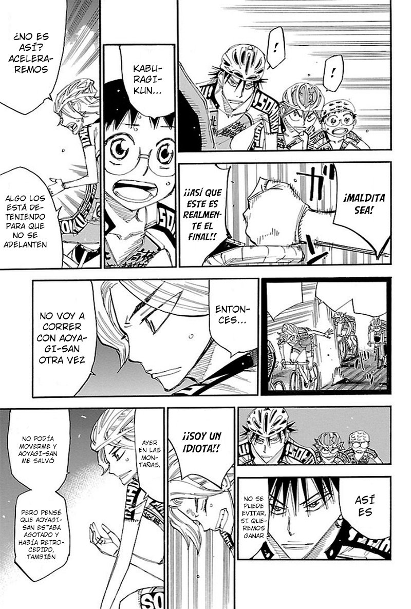 Yowamushi Pedal Capitulo 445: ¡Seis personas peleando! página 9