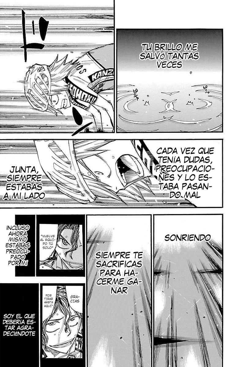 Yowamushi Pedal Capitulo 446: El último deseo de Aoyagi. página 13