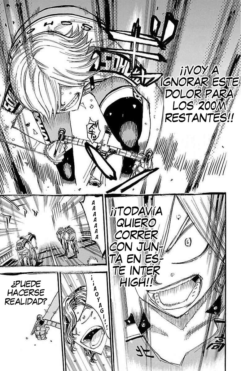 Yowamushi Pedal Capitulo 446: El último deseo de Aoyagi. página 15
