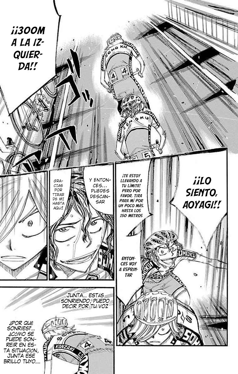 Yowamushi Pedal Capitulo 446: El último deseo de Aoyagi. página 7