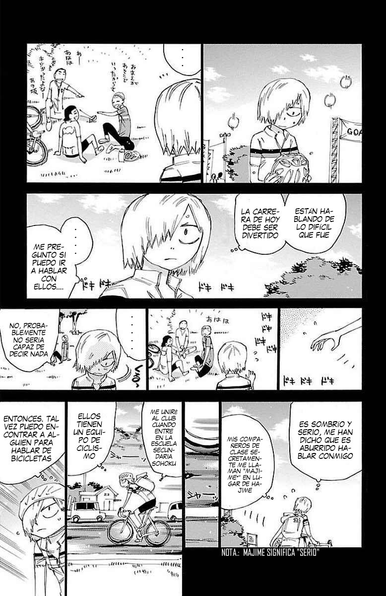 Yowamushi Pedal Capitulo 446: El último deseo de Aoyagi. página 9
