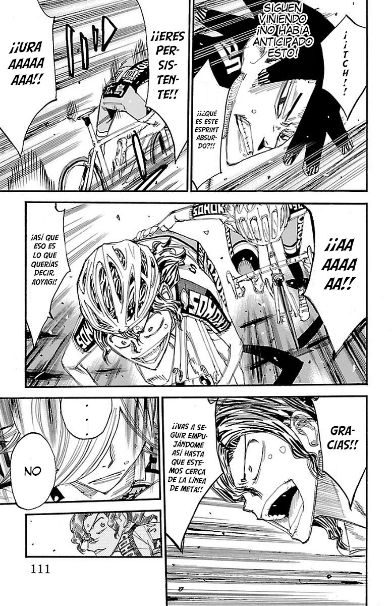 Yowamushi Pedal Capitulo 447: ¡¡Asentamiento en el puente!! página 10