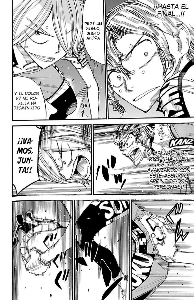 Yowamushi Pedal Capitulo 447: ¡¡Asentamiento en el puente!! página 12