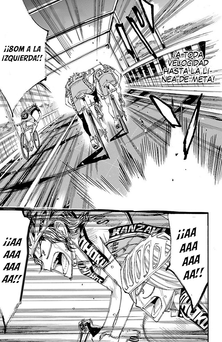 Yowamushi Pedal Capitulo 447: ¡¡Asentamiento en el puente!! página 13