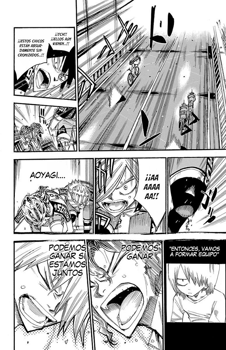 Yowamushi Pedal Capitulo 447: ¡¡Asentamiento en el puente!! página 14