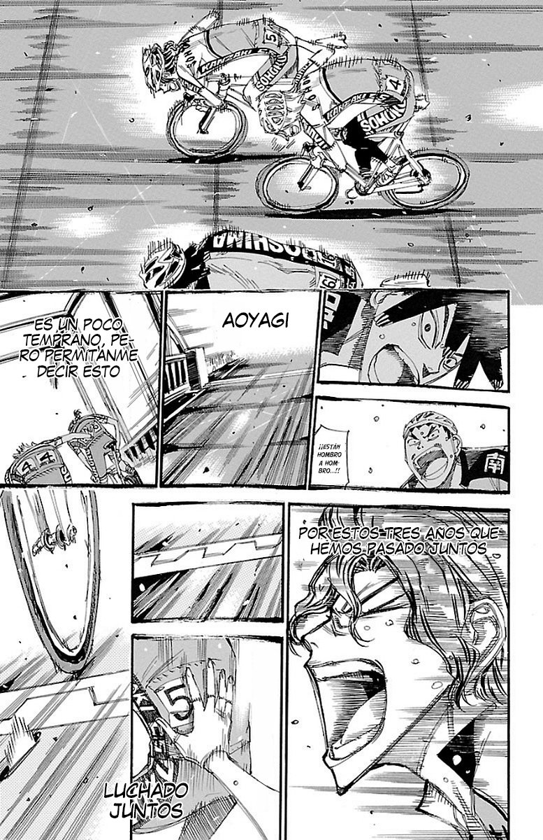 Yowamushi Pedal Capitulo 447: ¡¡Asentamiento en el puente!! página 15
