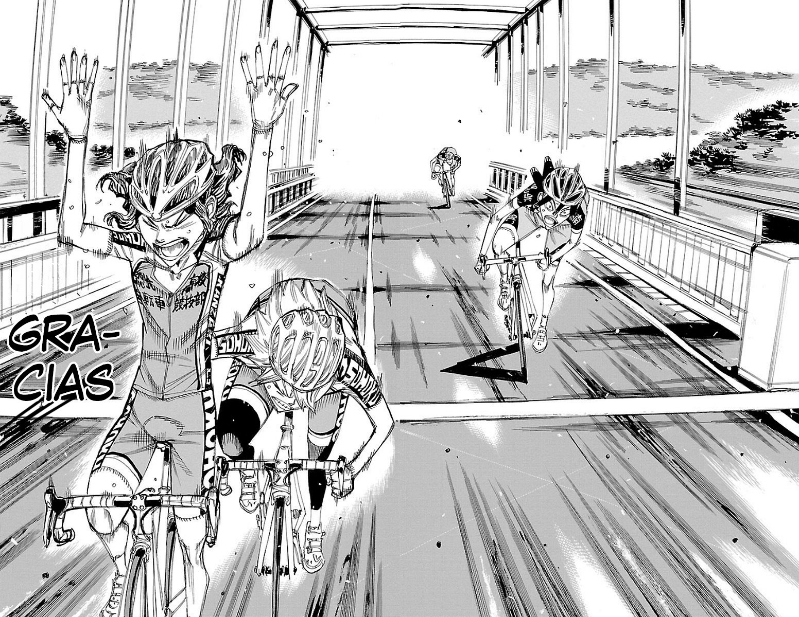 Yowamushi Pedal Capitulo 447: ¡¡Asentamiento en el puente!! página 16