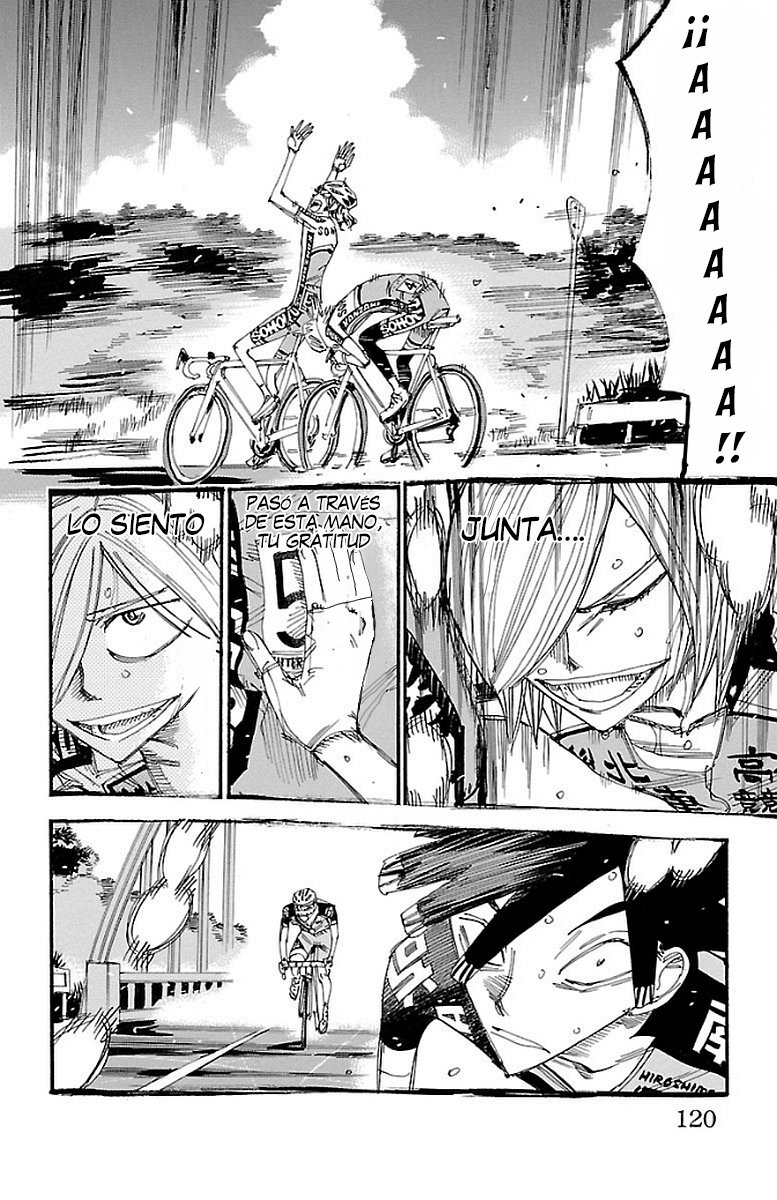 Yowamushi Pedal Capitulo 447: ¡¡Asentamiento en el puente!! página 17