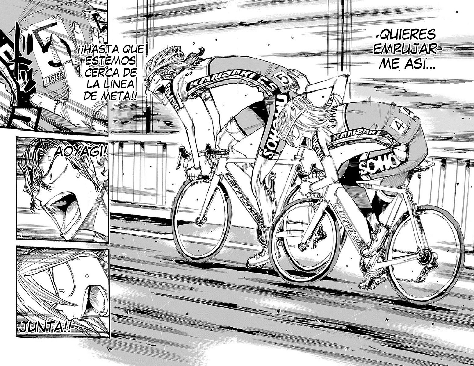 Yowamushi Pedal Capitulo 447: ¡¡Asentamiento en el puente!! página 8