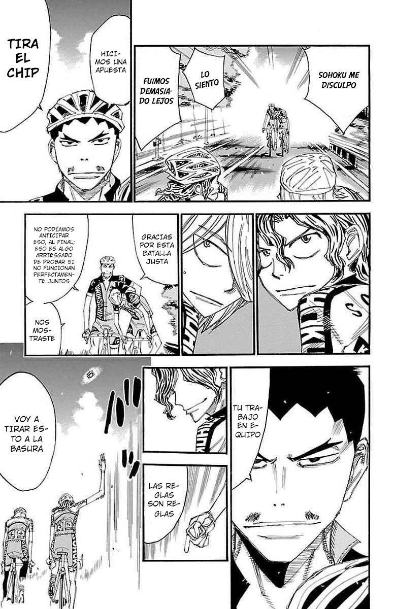 Yowamushi Pedal Capitulo 448: El final del juego de la muerte página 13
