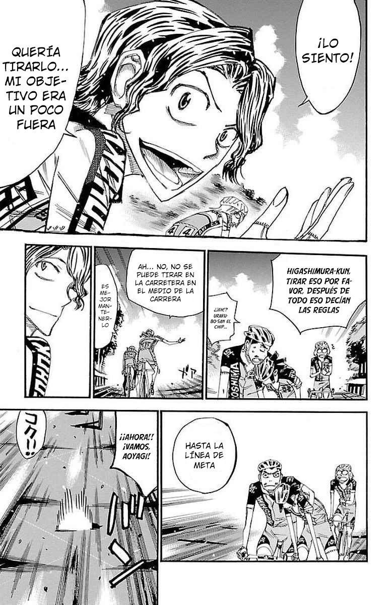 Yowamushi Pedal Capitulo 448: El final del juego de la muerte página 15