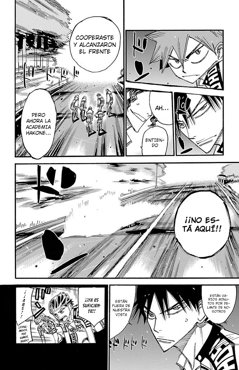 Yowamushi Pedal Capitulo 449: ¡¡La fuerza de seis personza!! página 10