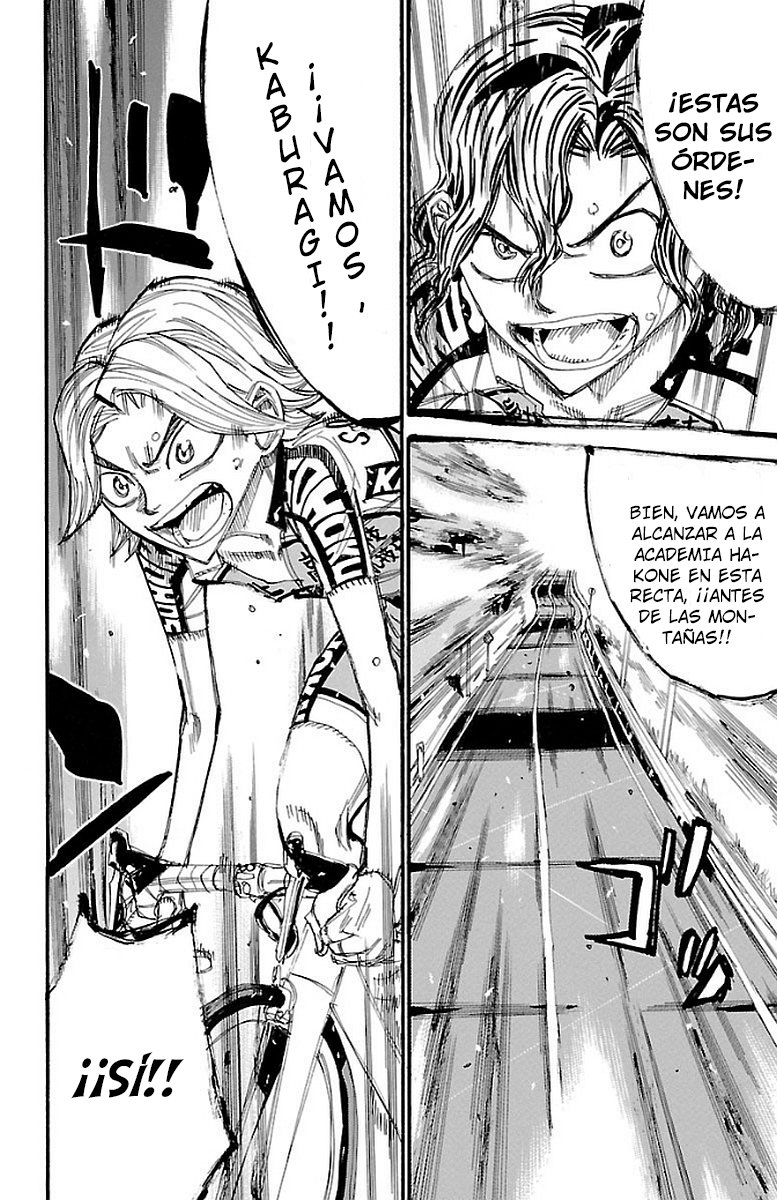 Yowamushi Pedal Capitulo 449: ¡¡La fuerza de seis personza!! página 12