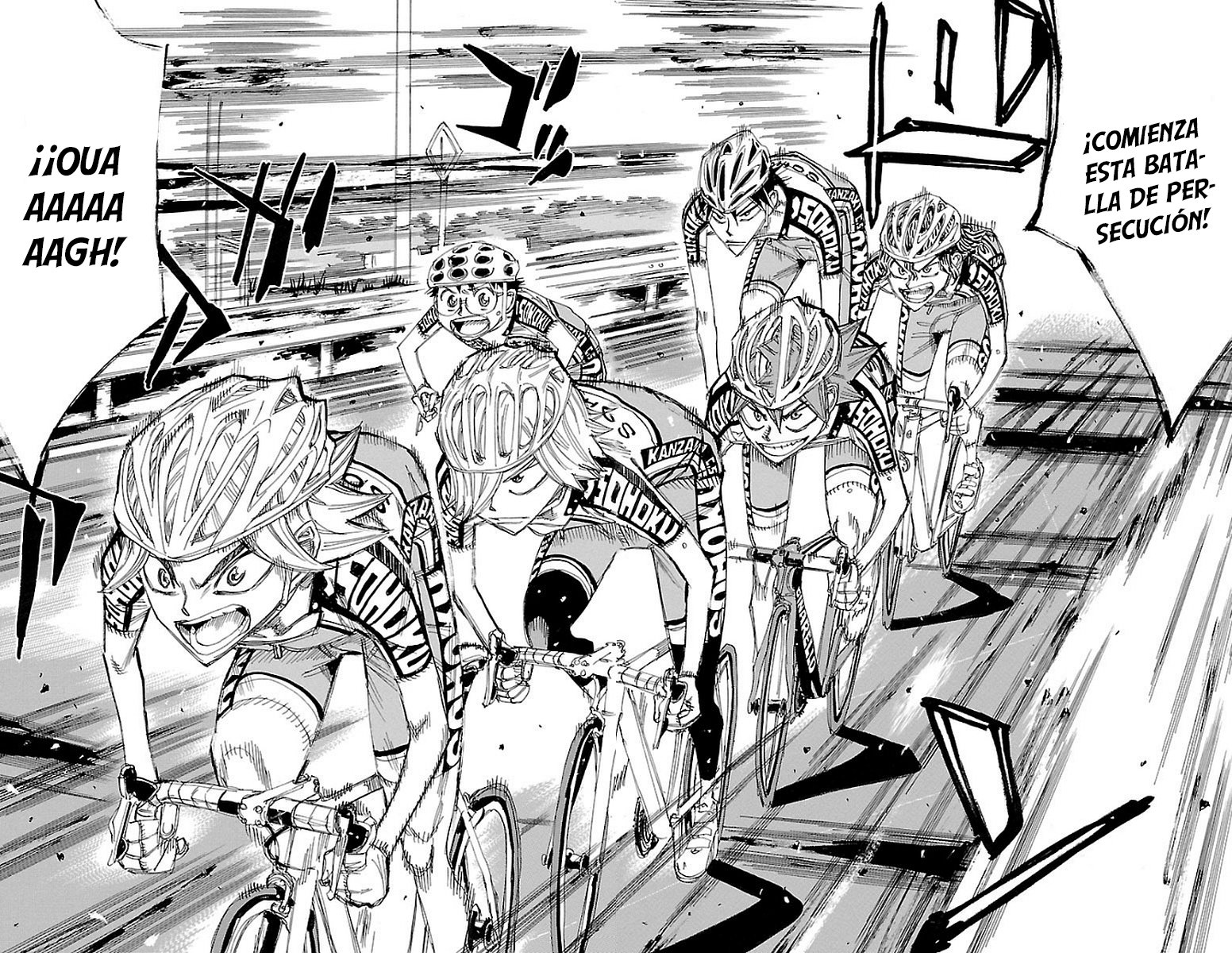 Yowamushi Pedal Capitulo 449: ¡¡La fuerza de seis personza!! página 14