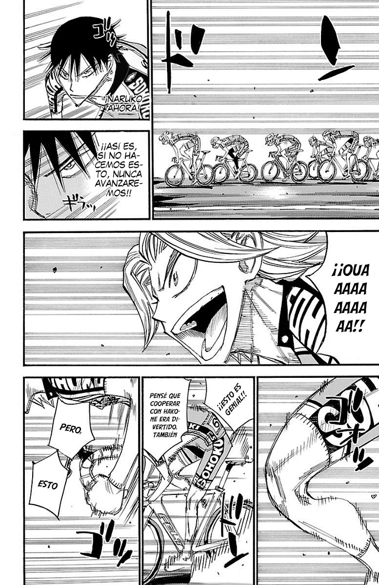 Yowamushi Pedal Capitulo 449: ¡¡La fuerza de seis personza!! página 15