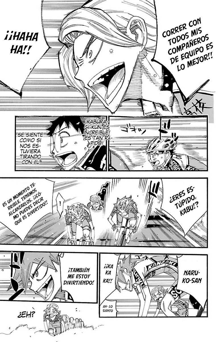 Yowamushi Pedal Capitulo 449: ¡¡La fuerza de seis personza!! página 16