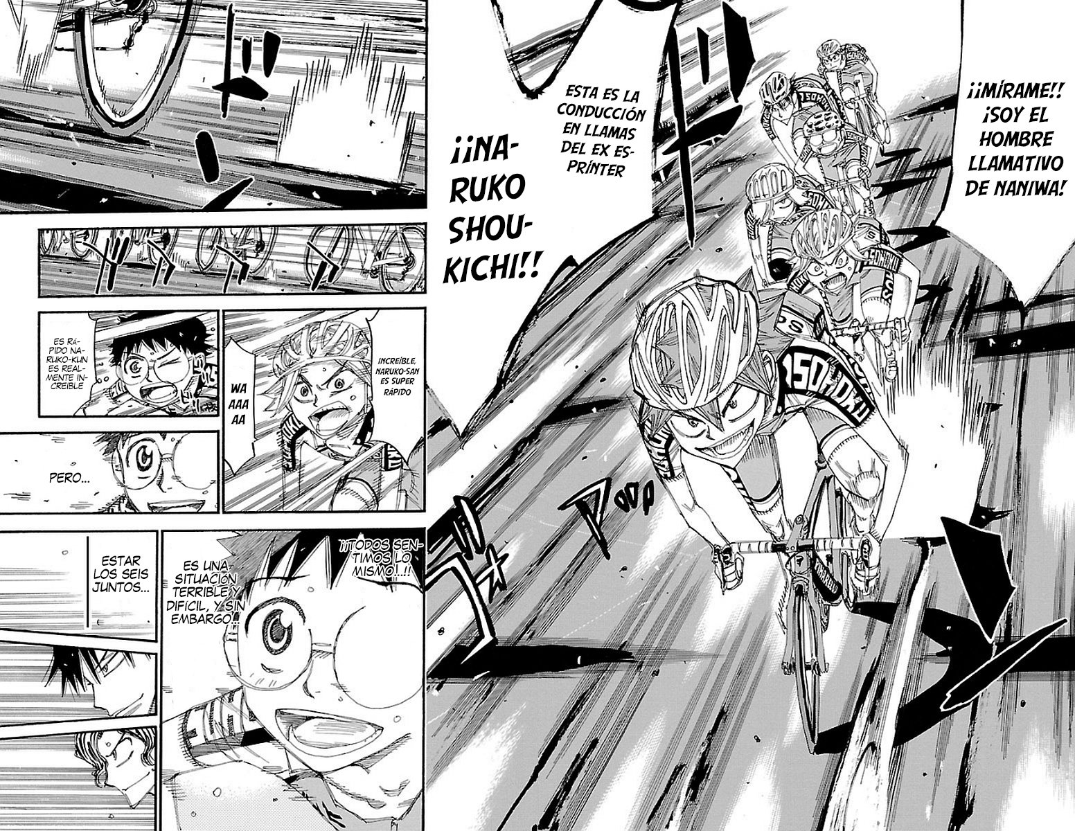 Yowamushi Pedal Capitulo 449: ¡¡La fuerza de seis personza!! página 17