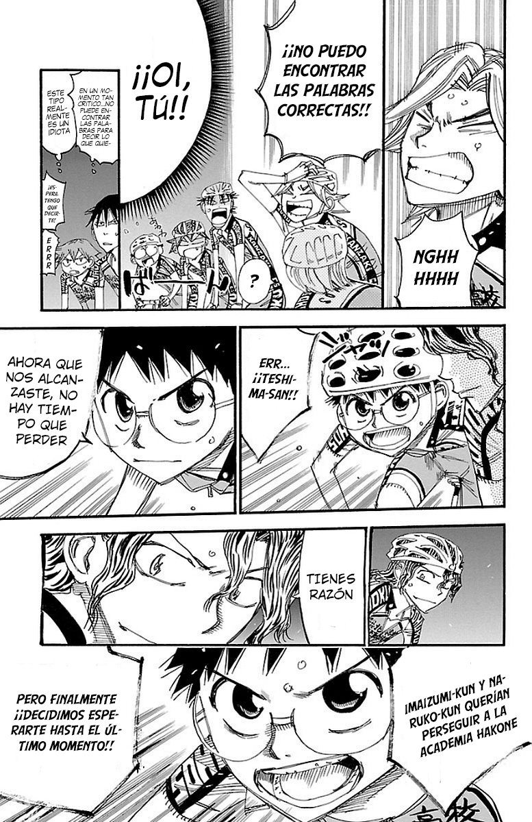 Yowamushi Pedal Capitulo 449: ¡¡La fuerza de seis personza!! página 9