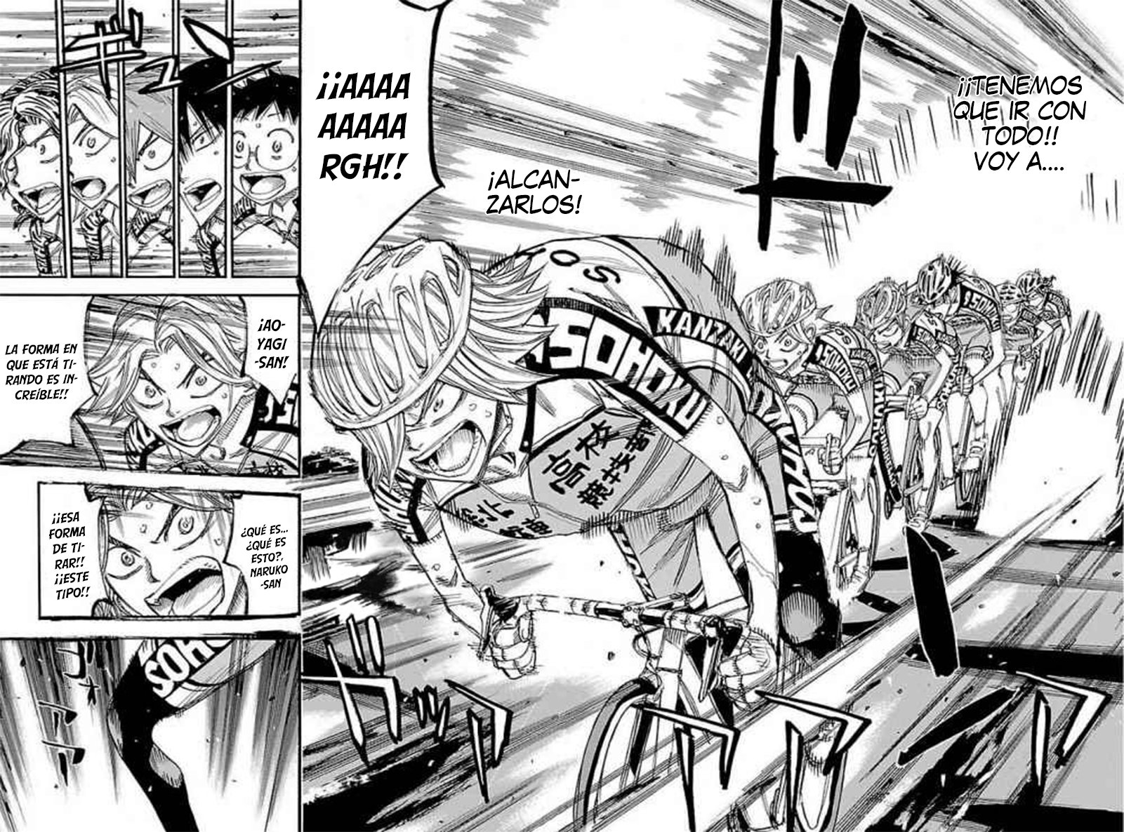 Yowamushi Pedal Capitulo 450: ¡ALCANZARLOS! página 14