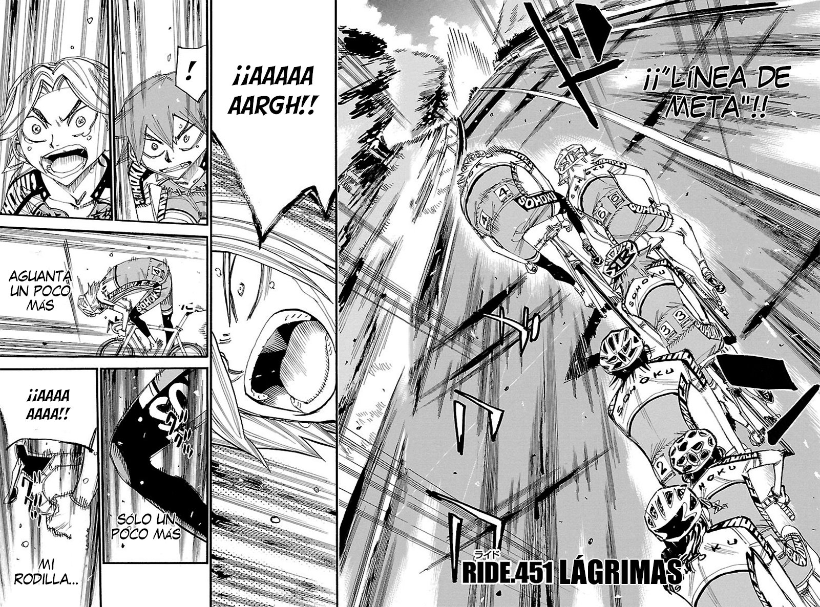 Yowamushi Pedal Capitulo 451: Lágrimas página 9