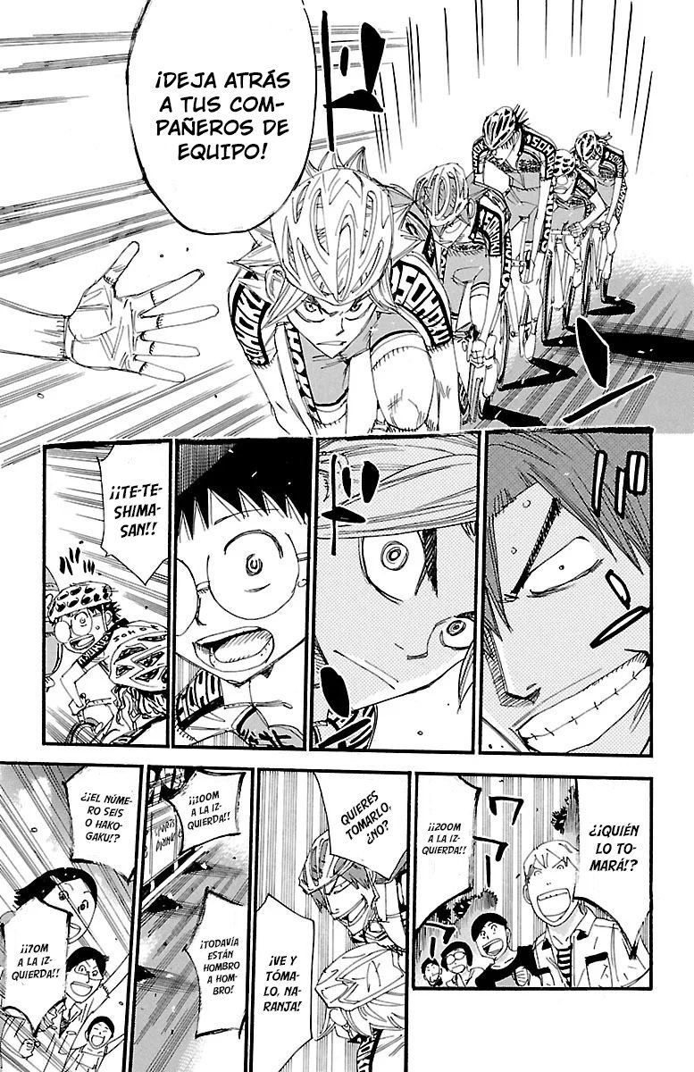 Yowamushi Pedal Capitulo 453: La colisión de los últimos 3 Km página 14