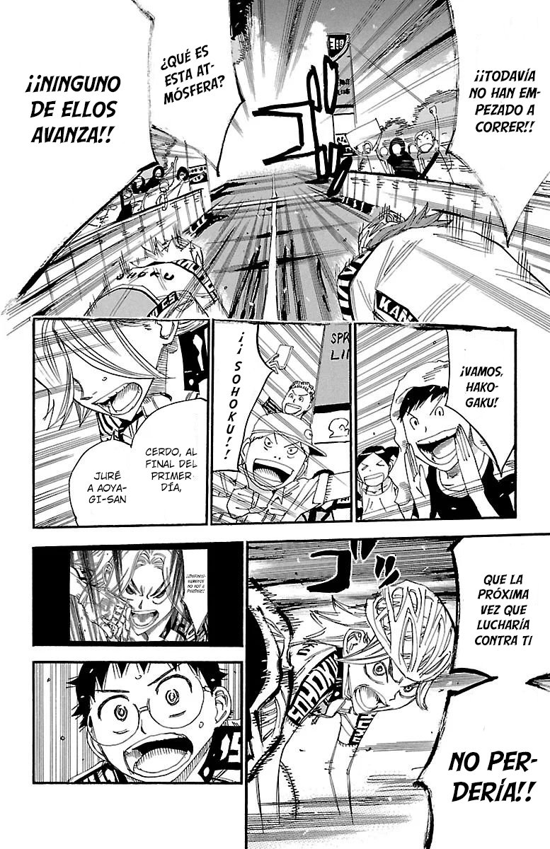 Yowamushi Pedal Capitulo 453: La colisión de los últimos 3 Km página 15