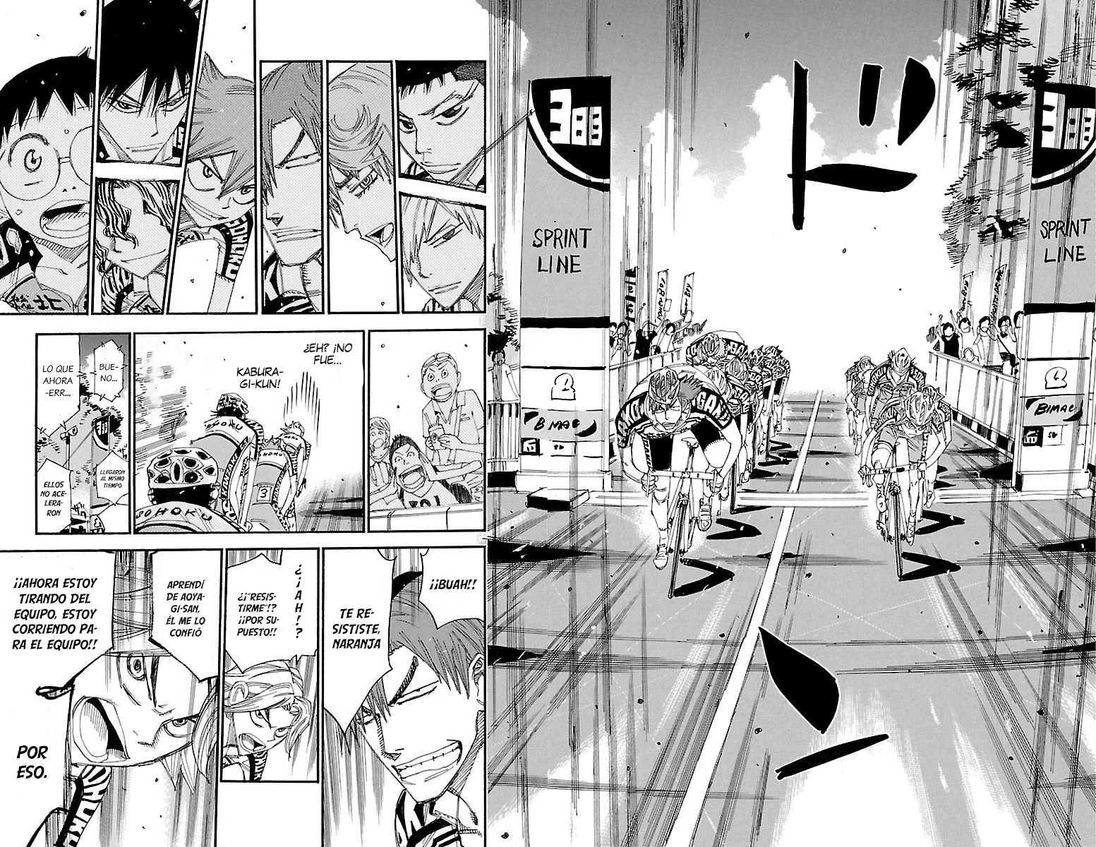 Yowamushi Pedal Capitulo 453: La colisión de los últimos 3 Km página 17