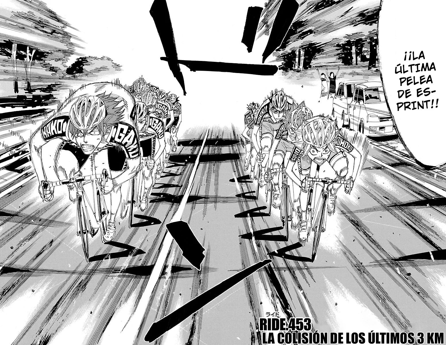Yowamushi Pedal Capitulo 453: La colisión de los últimos 3 Km página 5